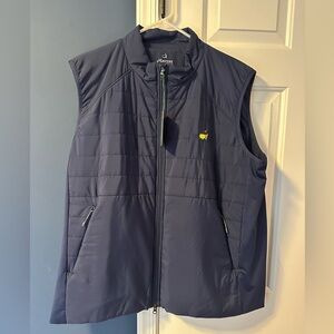 J. Lindeberg Men's Navy Puffer Vest